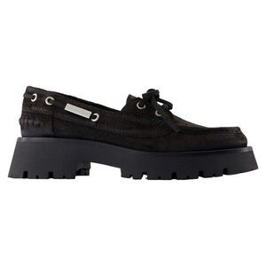 Carson Boat Loafers - Alexander Wang - Leather - Chocolate